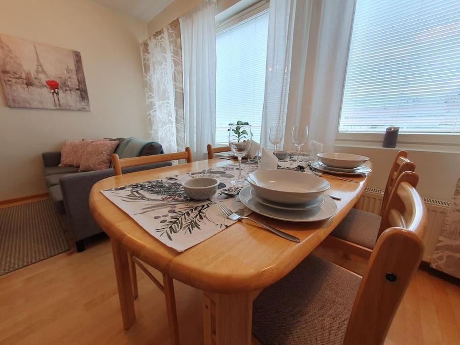 Rovaniemi Ruokasenkatu Apt - Wi-Fi - Sauna - Free Parking מראה חיצוני תמונה